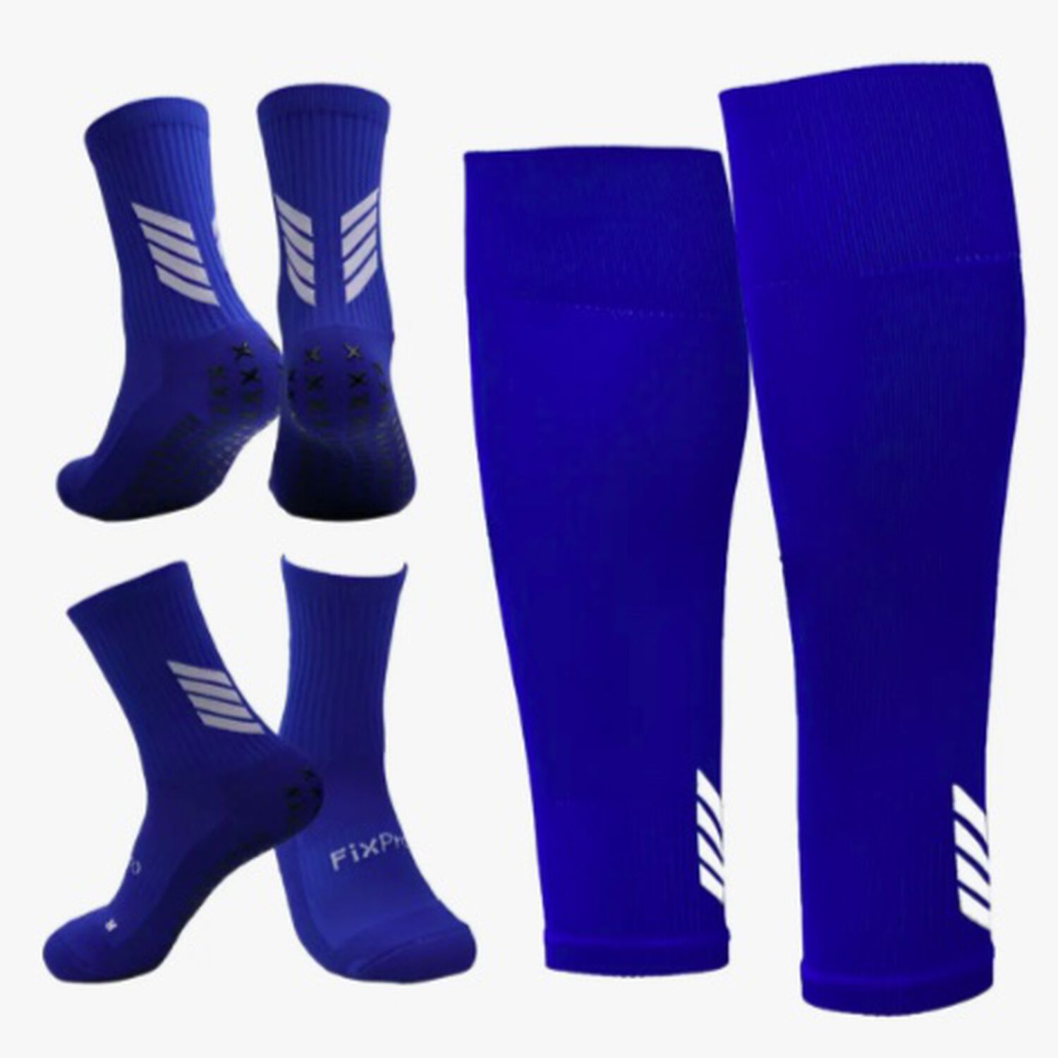 Medias Futbol Antideslizante Azul image number 0.0