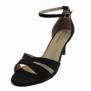 Sandalia Fiesta Negro V&iacute;a Franca Art. 5g8243negro1