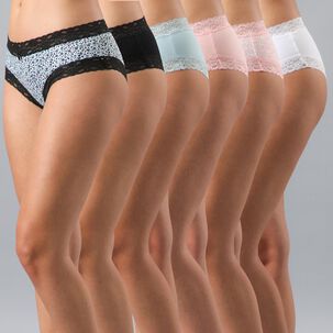 Pack Pantaleta Flores / 6 Piezas