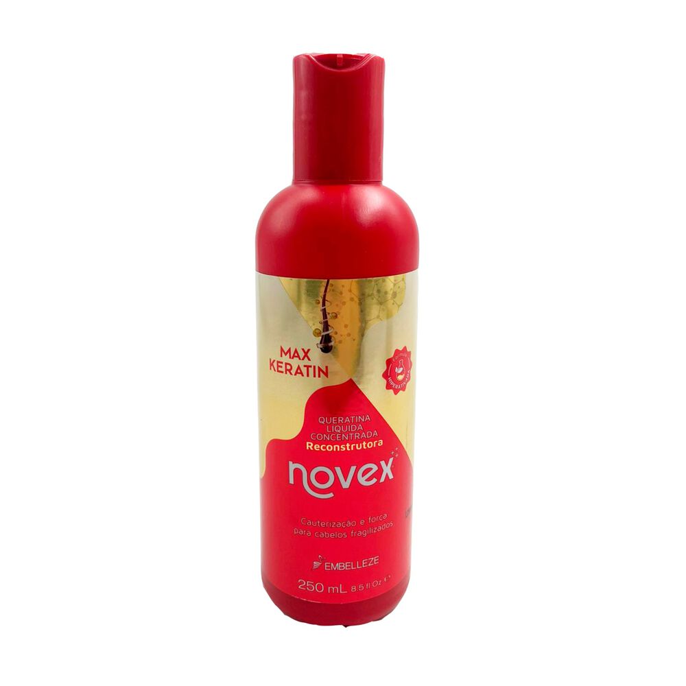 Tratamiento De Keratina Liquida Max Keratin Novex 250 Ml image number 1.0