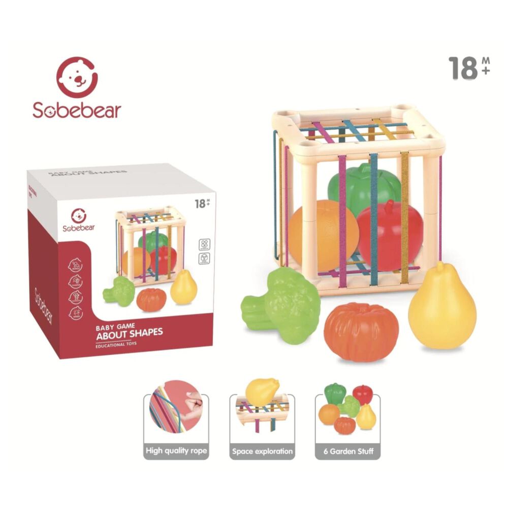 Juguete Canasto De Frutas Y Verduras Interactivo Infantil image number 2.0