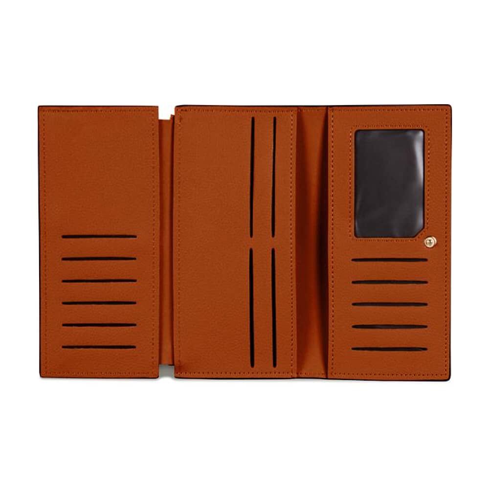 Billetera Mujer Delia Brown Carven image number 2.0