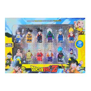 Juguete Set 12 Figuras 7cm Dragon Ball Bloques Infantil