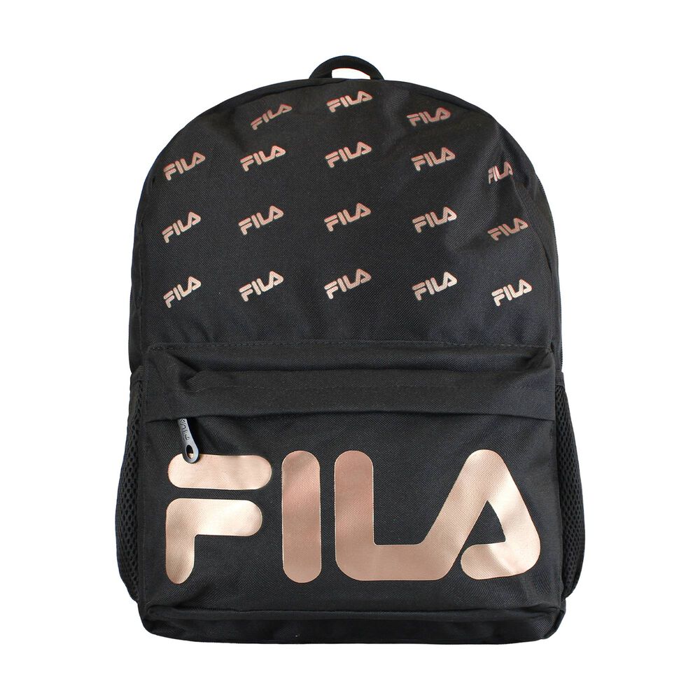 Pack Fila Mochila 16lts Urbanix + Estuche Neceser Spark Negro-rose Gold image number 4.0
