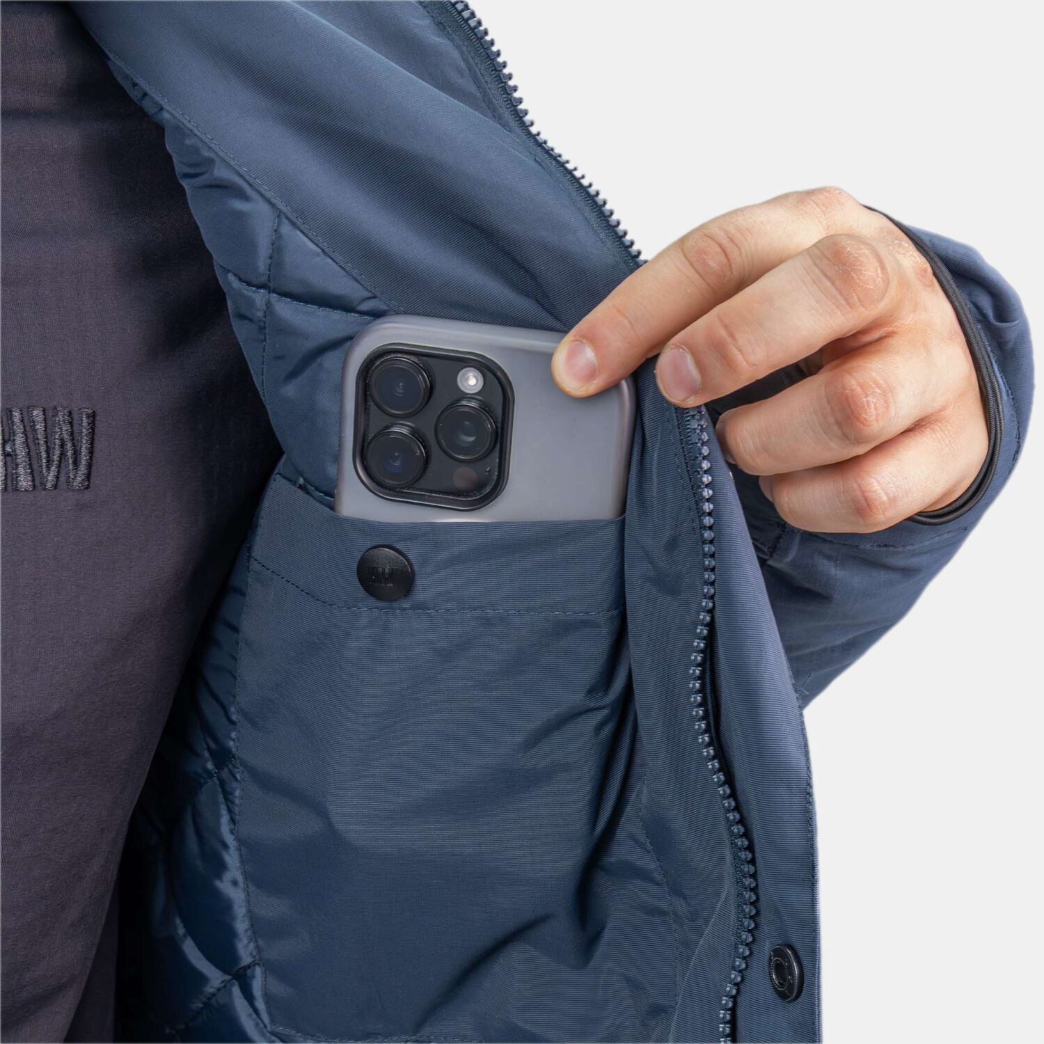 Parka Hw Kodiak Azul Mostaza image number 12.0