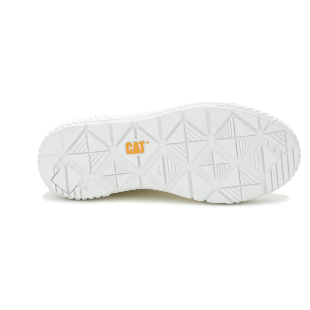Zapatilla Urbana Mujer Caterpillar Amp Canvas Blanco image number 5.0