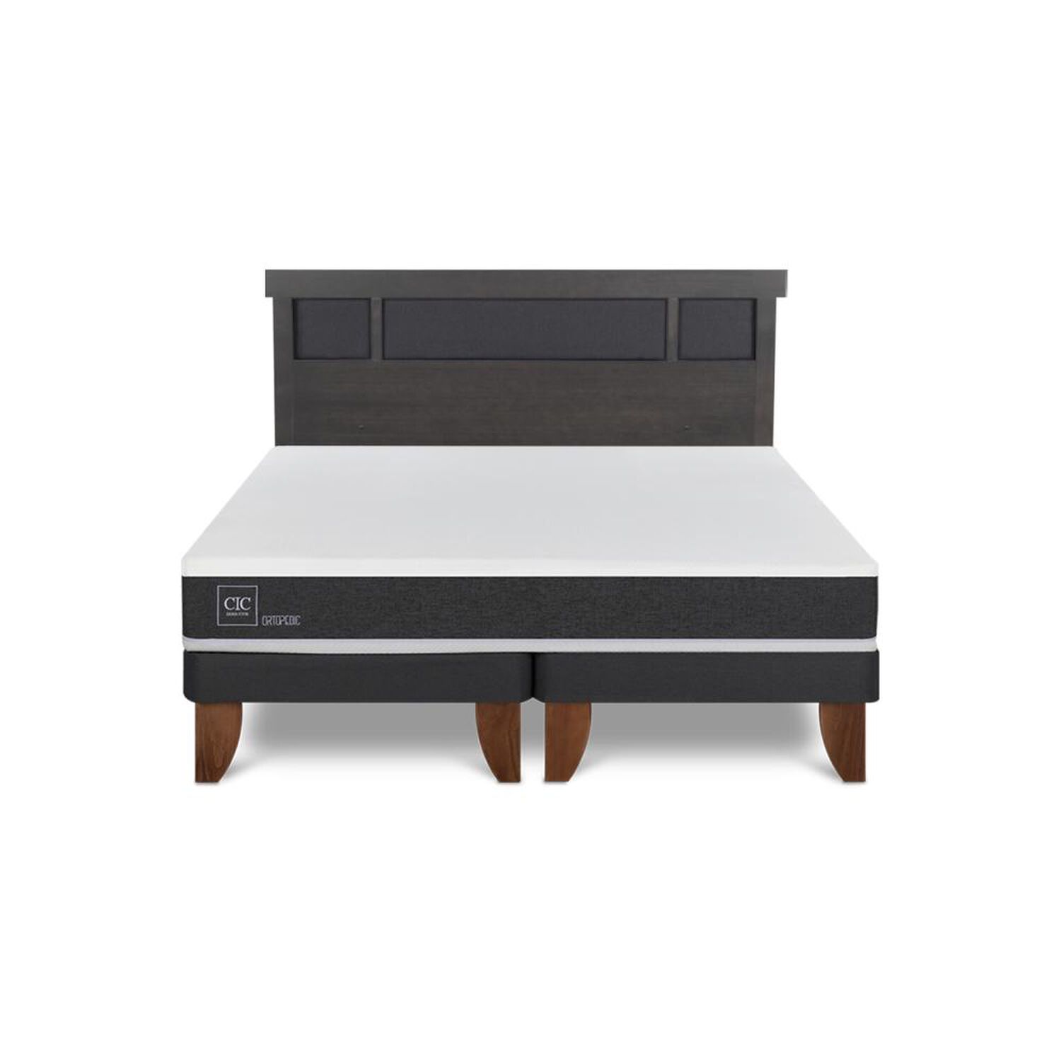 Cama Europea Cic Ortopedic / King / Base Dividida + Respaldo image number 0.0