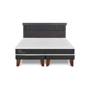 Cama Europea Cic Ortopedic / King / Base Dividida + Respaldo