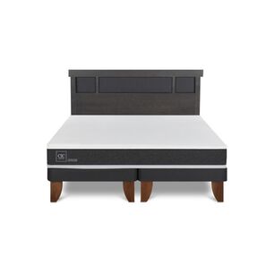 Cama Europea Cic Ortopedic / King / Base Dividida + Respaldo