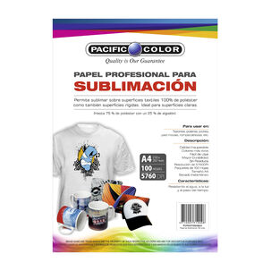 100 Hojas Papel Sublimaci&oacute;n Profesional A4 - Ps