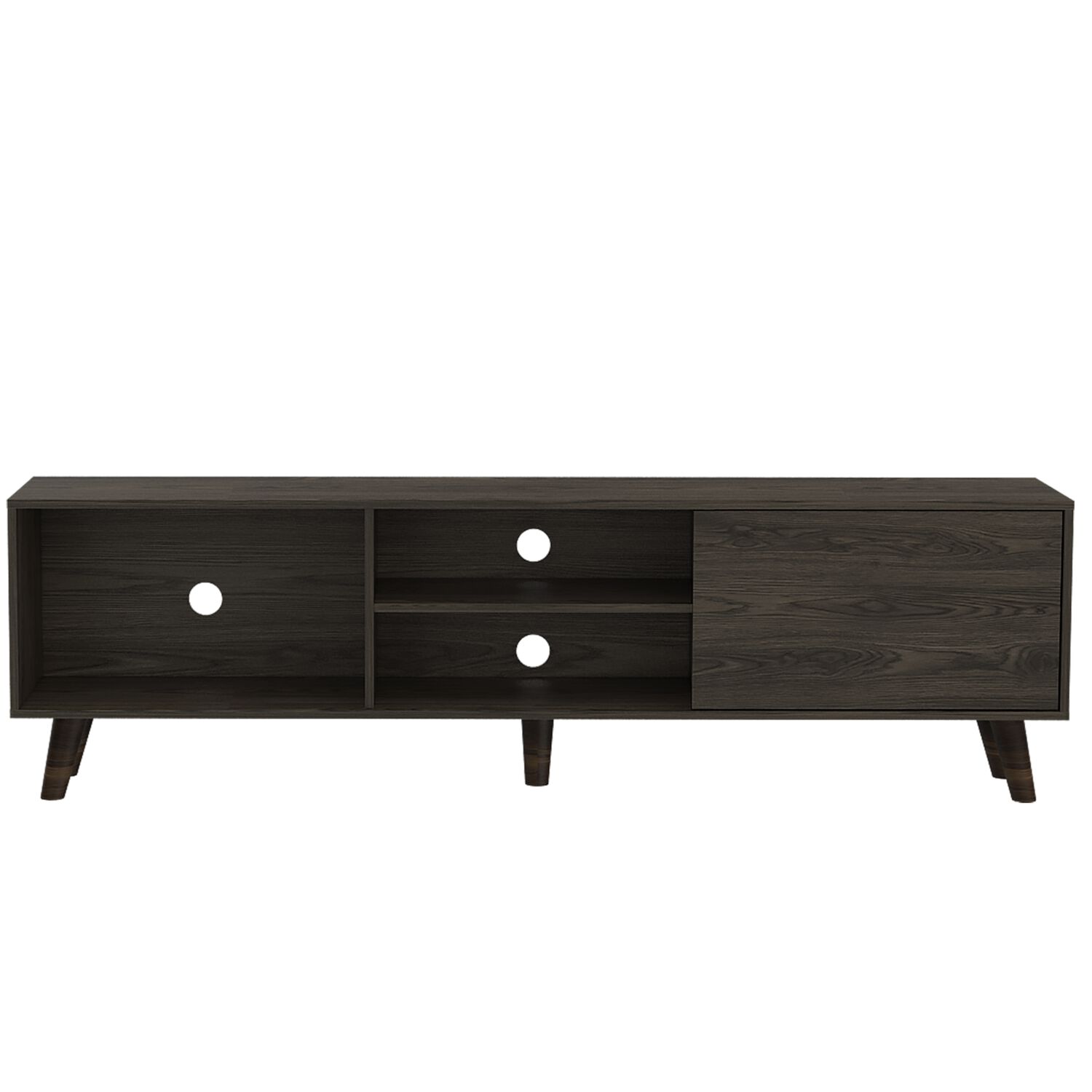 Rack Tv 70" 1 Puerta Fm-015o Caf&eacute; Oscuro image number 3.0