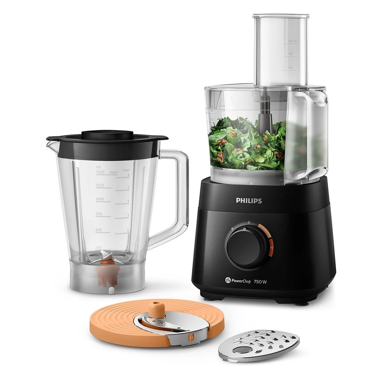 Procesador De Alimentos Philips Hr7301/90 750w Con Licuadora image number 0.0