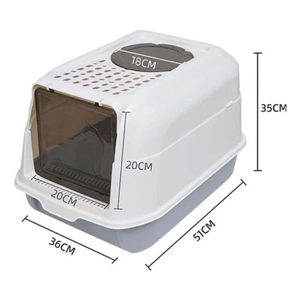 Caja Arenero Cerrado Antisalpicaduras Sanitaria Para Gato image number 1.0