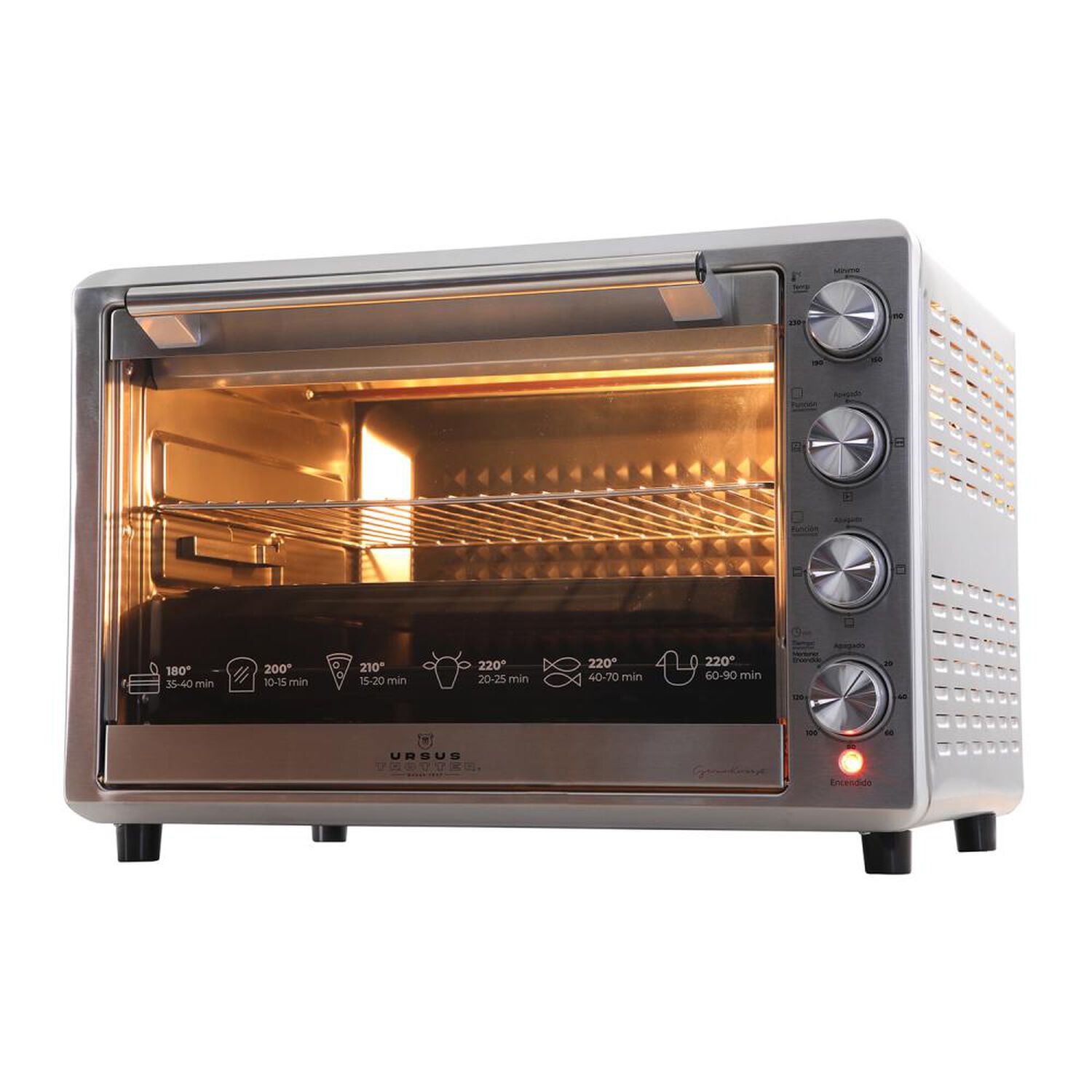 Horno El&eacute;ctrico Ursus Trotter UT-Backofen Pro-i 80l  / 80 Litros / 2200 W image number 2.0