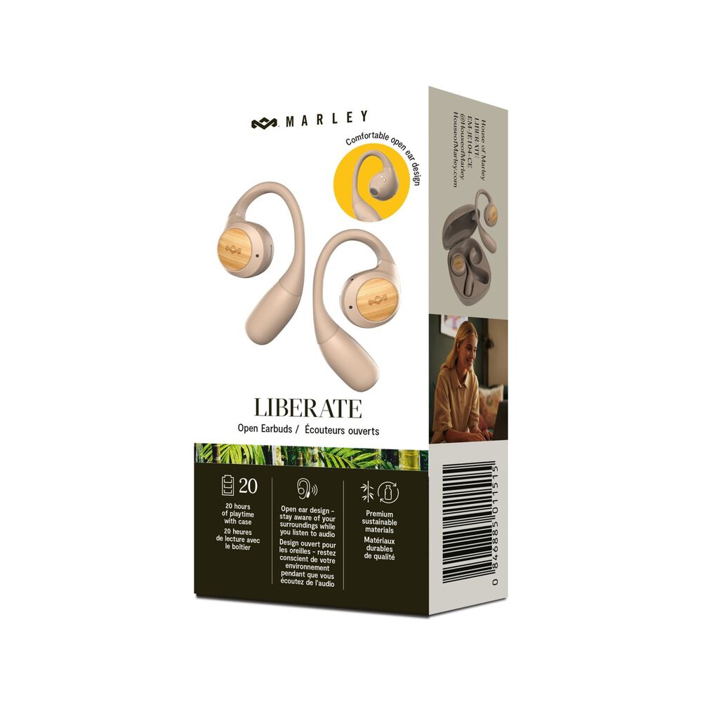 Aud&iacute;fonos Bluetooth Open-ear Liberate Tw Cream Marley image number 14.0