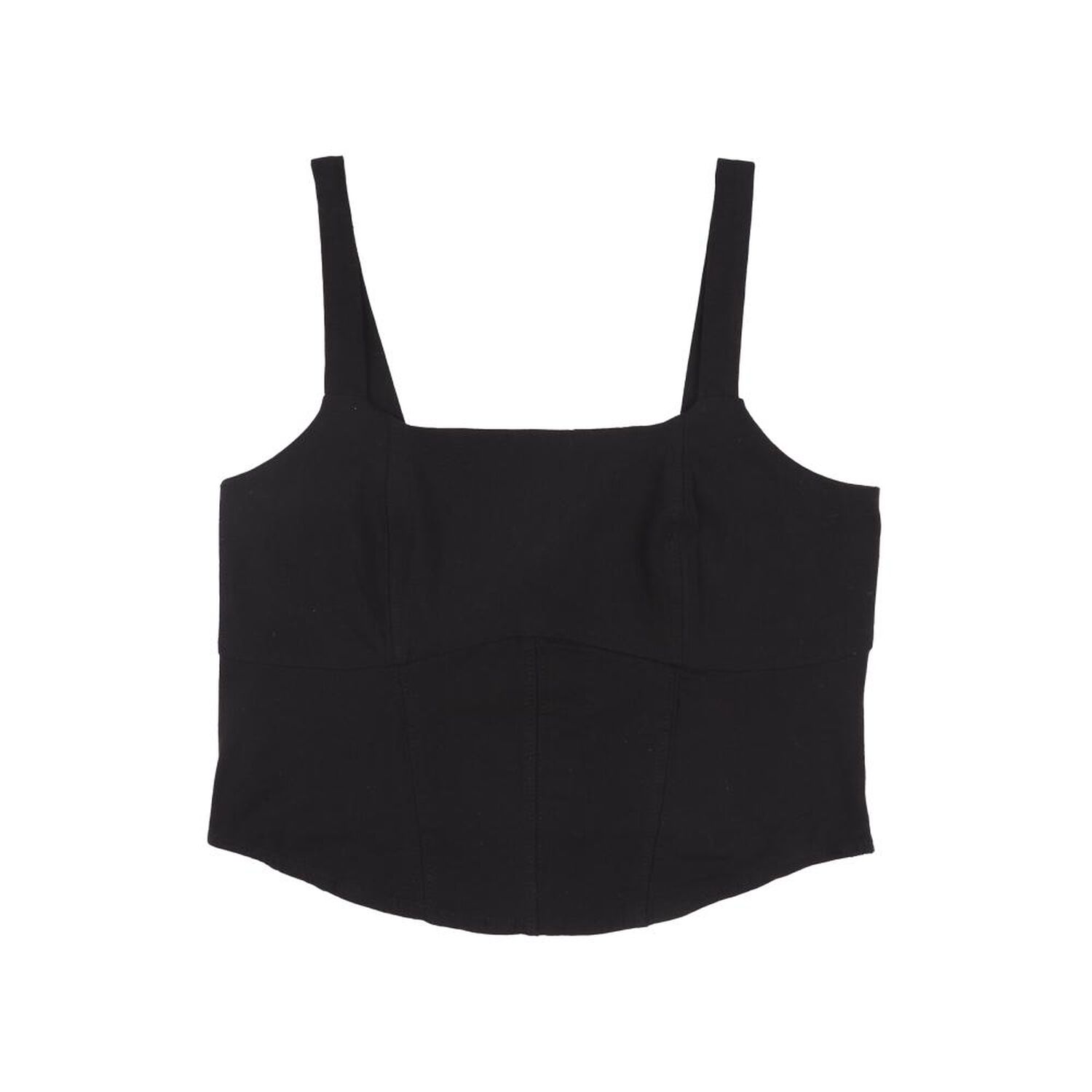 Polera Crop Sin Mangas Pretina En Curva Mujer Rolly Go image number 0.0