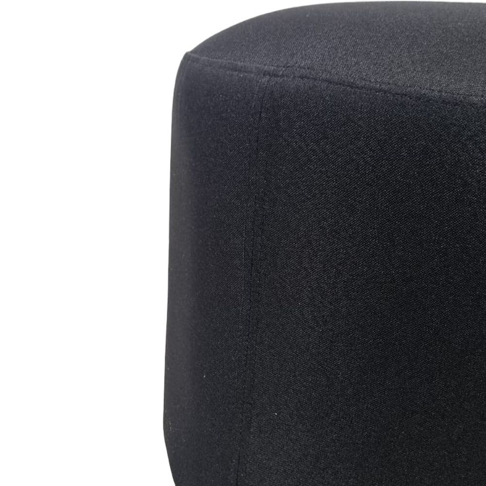 Pouf Redondo Lino Negro image number 2.0