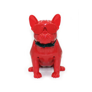 Parlante Bluetooth Bulldog Frances 10w Rojo - Ps
