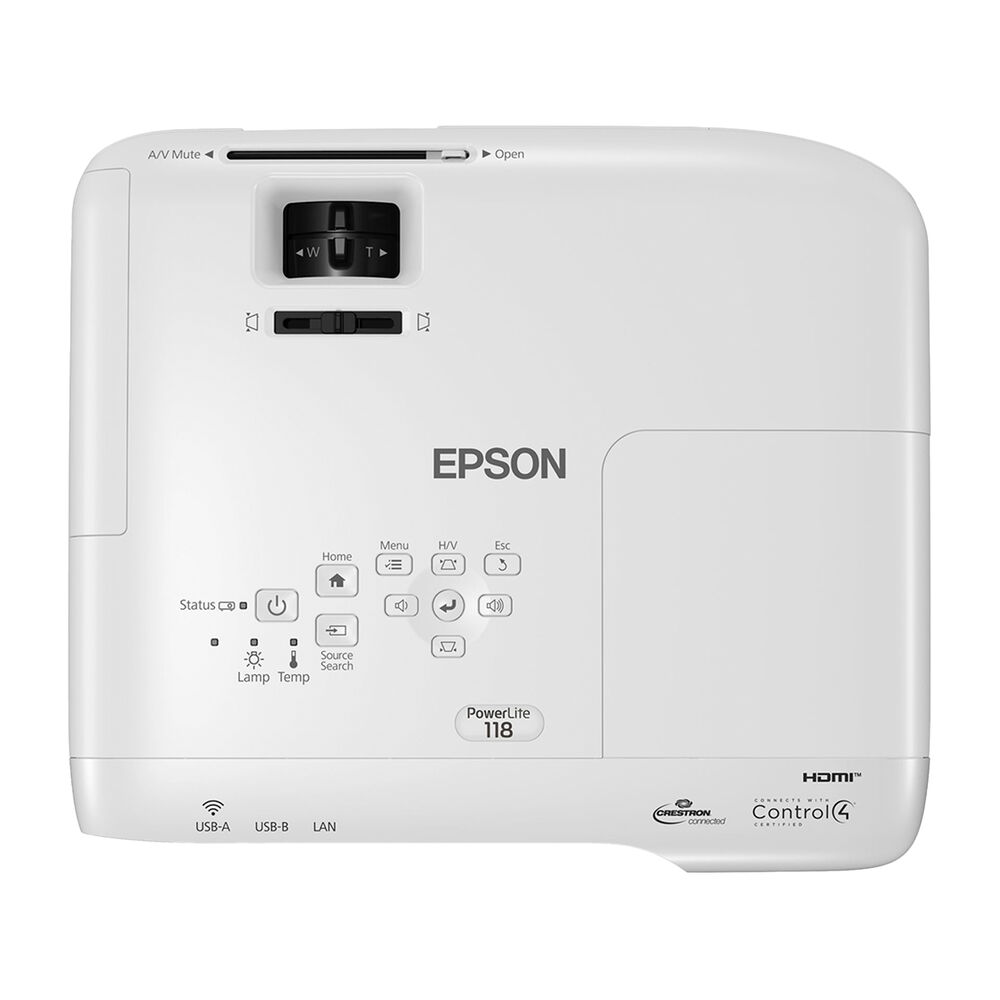 Proyector Led Epson Powerlite 118 3lcd Xga 3800 Lumenes Hdmi image number 4.0