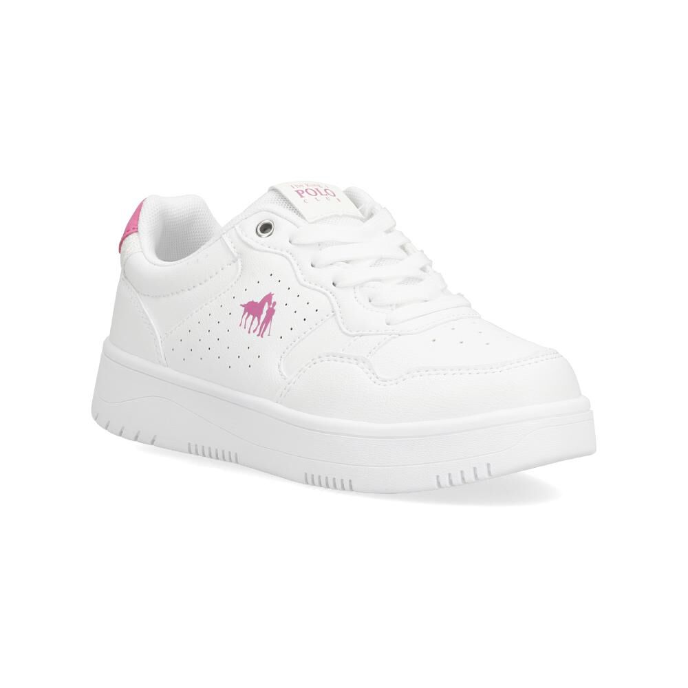 Zapatilla Infantil Niña The King's Polo Club White image number 0.0