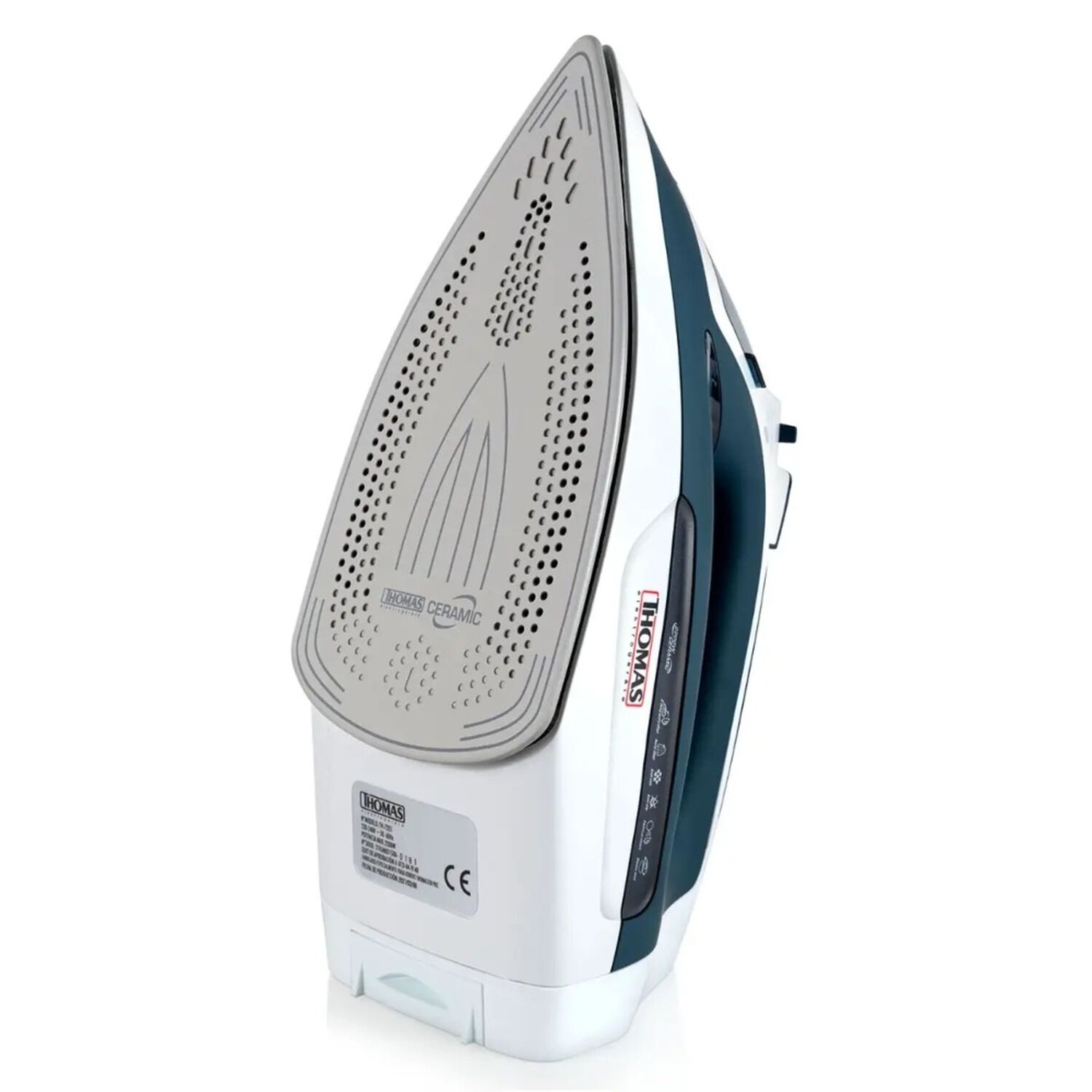 Plancha A Vapor Thomas Th-7355 Cer&aacute;mica Potente 2200w image number 2.0