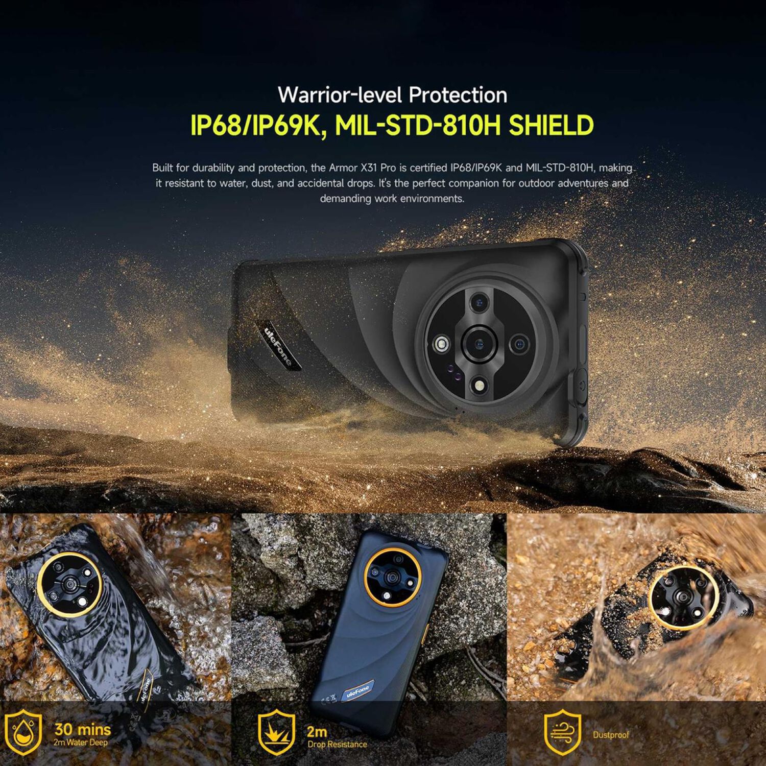 Ulefone Armor X31 Pro - Smartphone Rugerizado 5g Con C&aacute;mara De Visi&oacute;n Nocturna image number 2.0