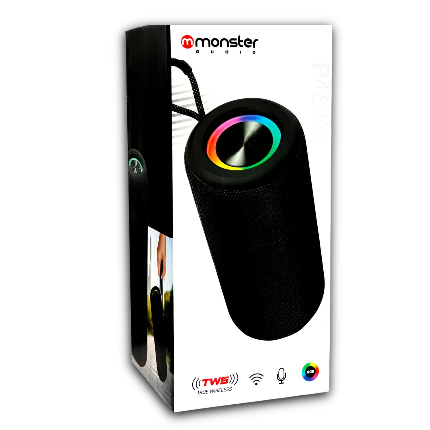 Parlante Monster Audio P468n 10w Bluetooth Tws Rgb Fm image number 8.0