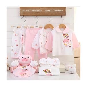 Ajuar Ropa Bebe Reci&eacute;n Nacido Baby Shower Rosa Talla 0 A 3 Meses