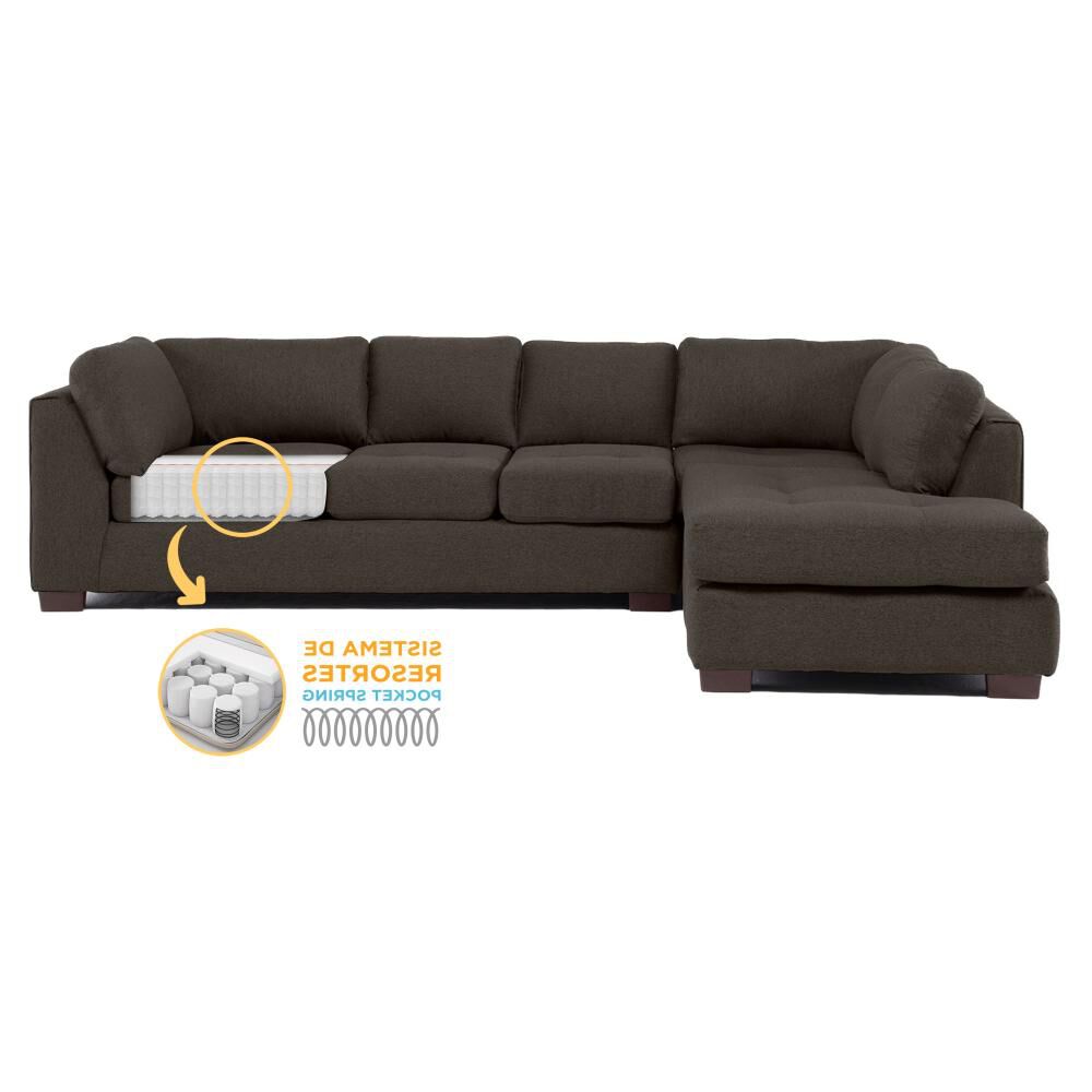 Sof&aacute; Seccional Living Factory Londres Derecho / 7 Cuerpos image number 2.0