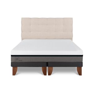 Cama Europea Cic Balance / 2 Plazas / Base Dividida + Respaldo