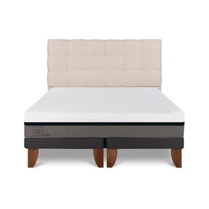 Cama Europea Cic Balance / 2 Plazas / Base Dividida + Respaldo