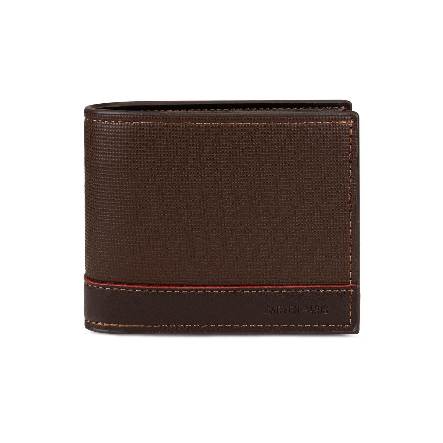 Billetera Hombre Gino Caf&eacute; Oscuro Con Monedero Carven Paris image number 2.0