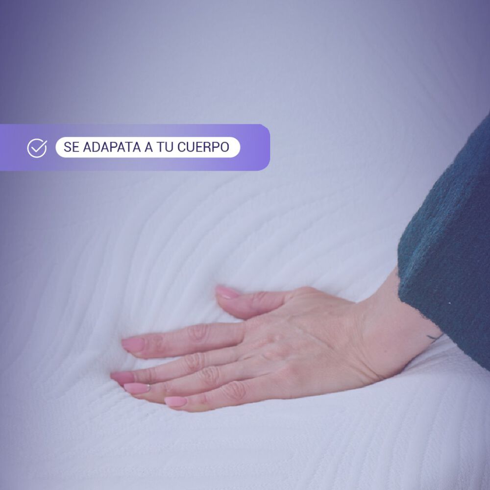 Colch&oacute;n 1 Plaza Memory Foam Mat Mat 90x190x22cm image number 4.0