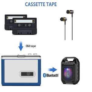 Reproductor Cassette Port&aacute;til Con Bluetooth