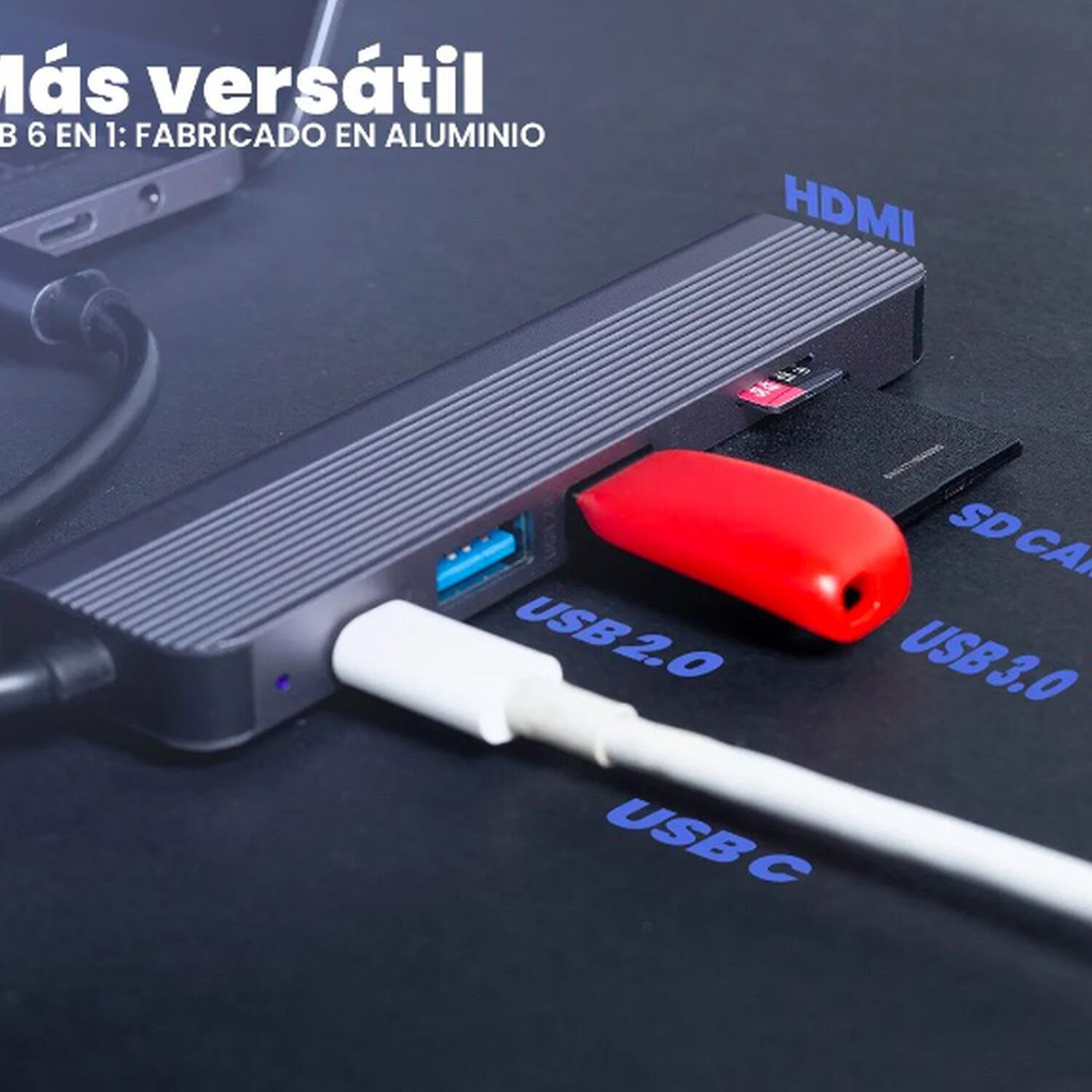 Usb C Adaptador Multipuerto image number 1.0