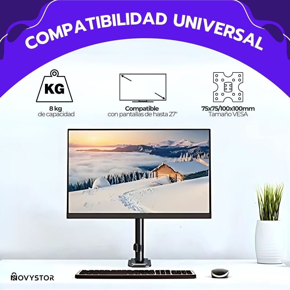 Soporte Para Tv/monitor De 13" A 27" image number 4.0
