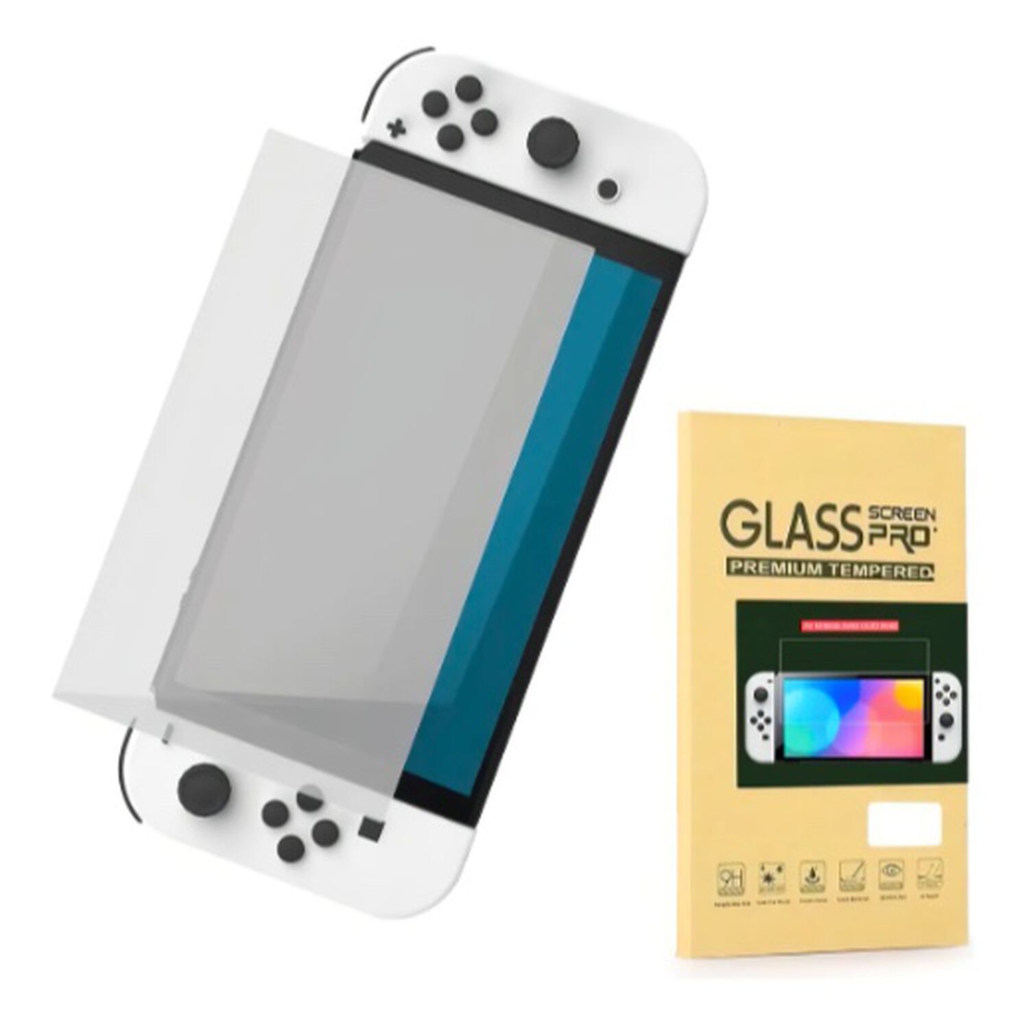 Estuche Y Lamina Mica Nintendo Switch Oled image number 6.0