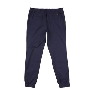Pantal&oacute;n Liso Tiro Medio Slim Fit Hombre Az Black