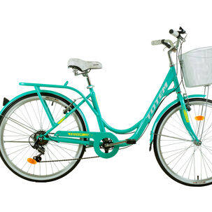 Bicicleta Totem City Dama Aro 26 Turquesa