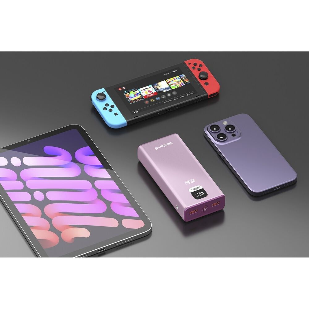 Bater&iacute;a Externa Power Bank 20000 Mah 22.5w Ucp20ppd Rosada image number 6.0