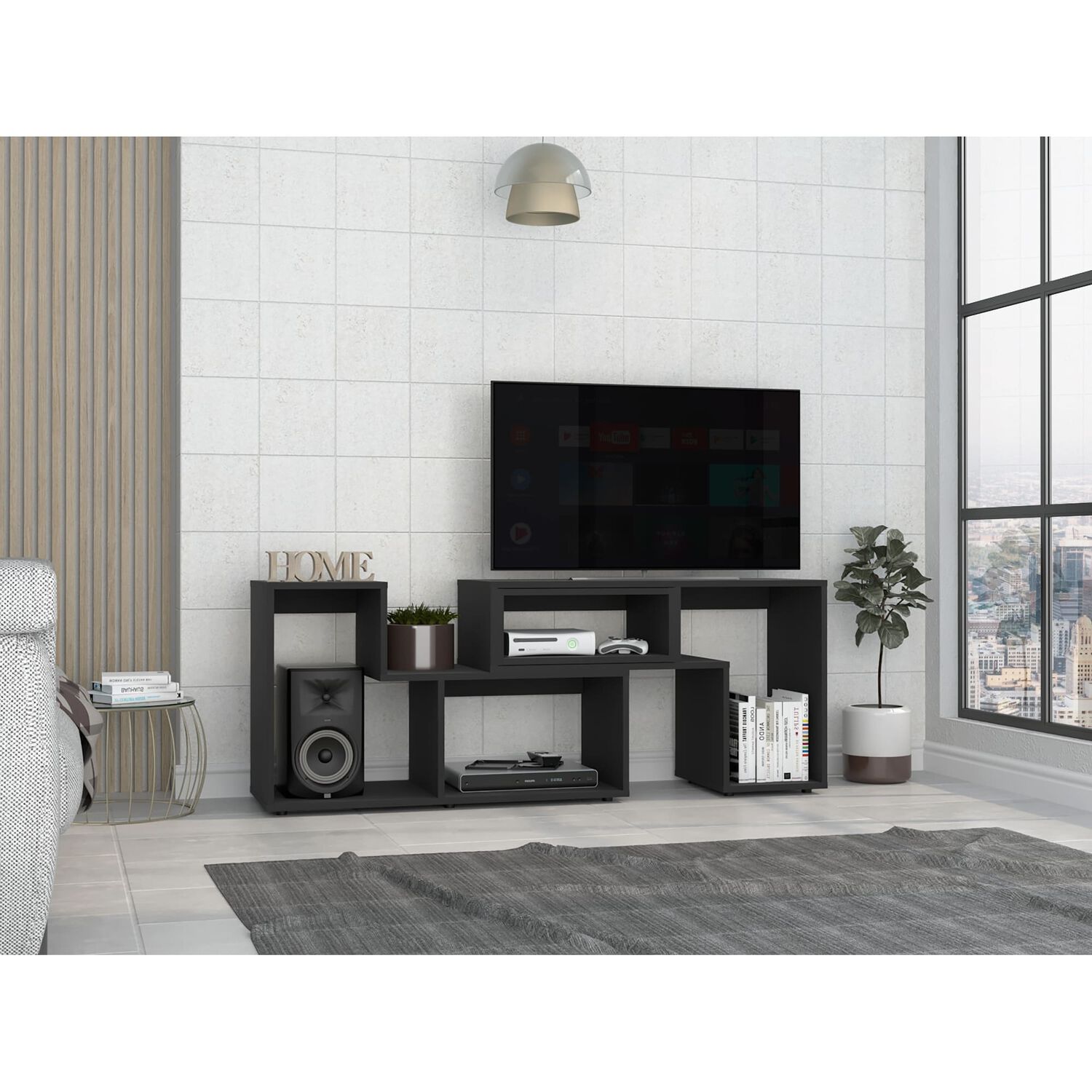 Rack Tv 50" Extensible 120/160 Cm image number 5.0