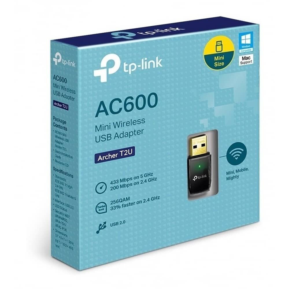 Adaptador Wifi Usb Tp-link Doble Banda Full Speed 600 Mbps Archer T2u image number 7.0
