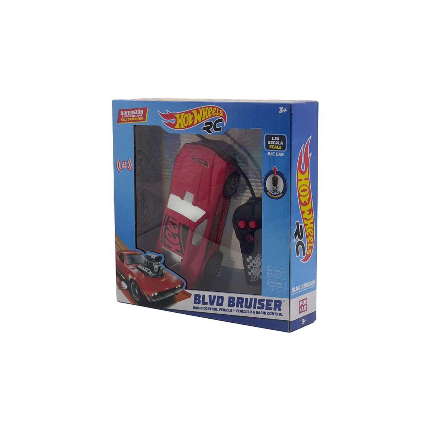 Vehiculo Rc 1:24 Hot Wheels Blvd Bruiser Producto Surtido image number 6.0