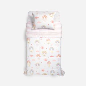 Plum&oacute;n Infantil Rosen Kids Nubes / 1.5 Plazas