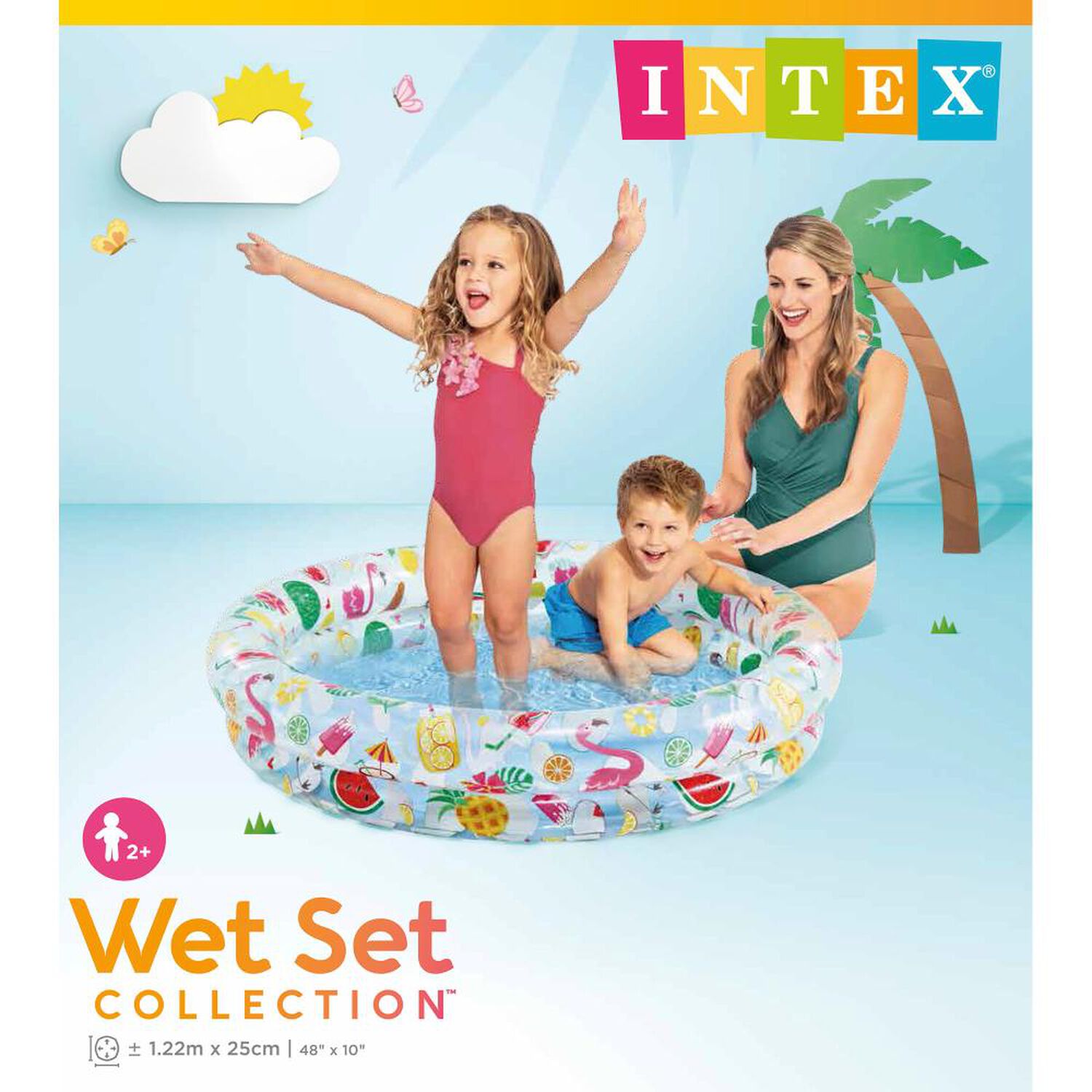 Piscina Ice Pop Inflable Redonda Intex / 122x25cm / 150 Lts image number 0.0