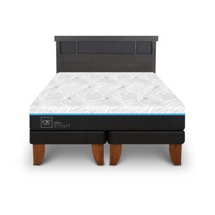 Cama Europea Cic Green Infinity / King / Base Dividida + Respaldo