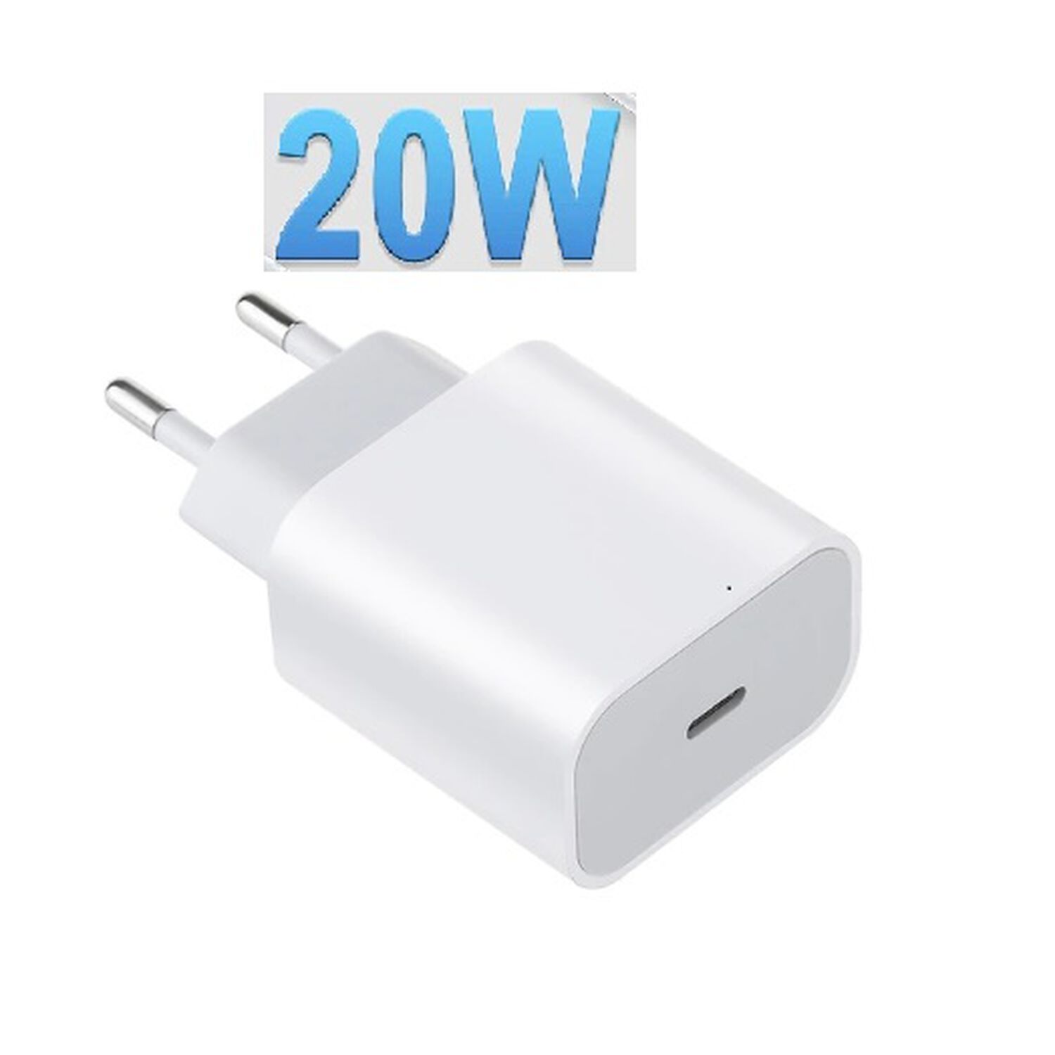 Cargador M&aacute;s Cable Compatible Para Iphone 20 W Pack Cable Lightining A Tipo C + Caja Carga Tipo C image number 1.0
