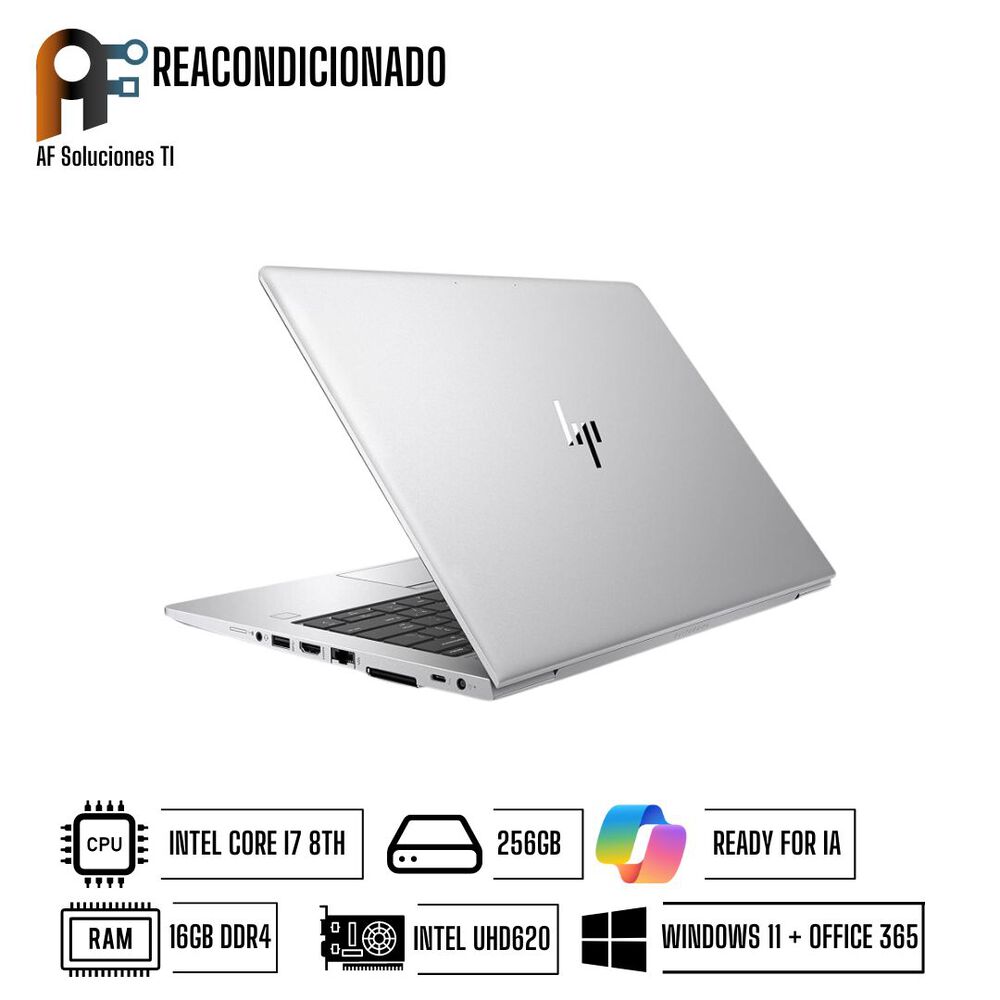 Notebook Hp 830 G5 I7 8th 16gb 256gb - Win11+office - Reacondicionado Profesional image number 3.0