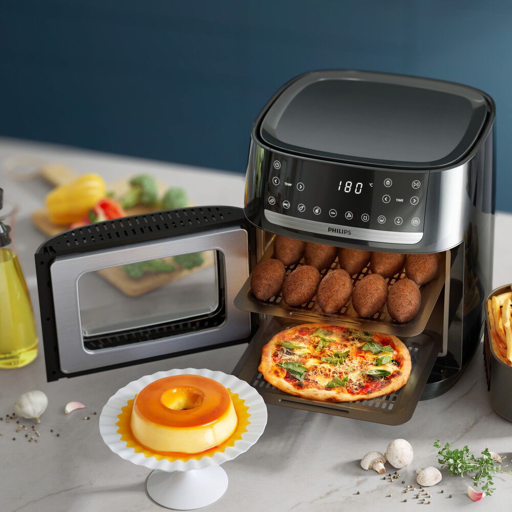 Horno Freidora De Aire Philips Ai551/07 12l Airoven image number 4.0