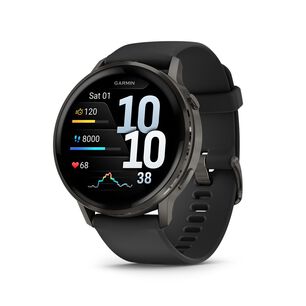 Venu 4 (45mm), Gps, Wi-fi, Black W/ Slate + Black, Garmin